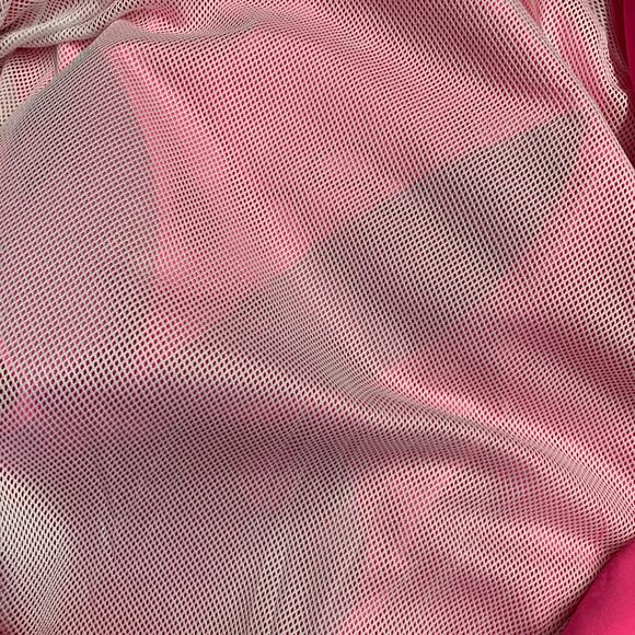 JOYRICH x PLAYBOY Size M Hot Pink Logo Polyester Hooded Snaps Coat - Picture 7 of 9